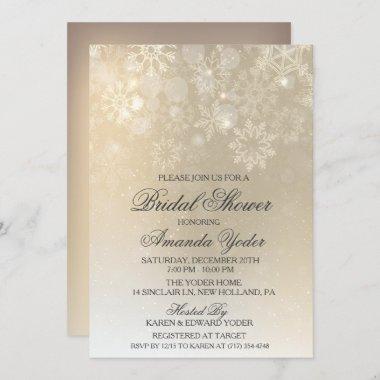 Bridal Shower Winter Snowflake Invitations