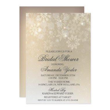 Bridal Shower Winter Snowflake Invitations