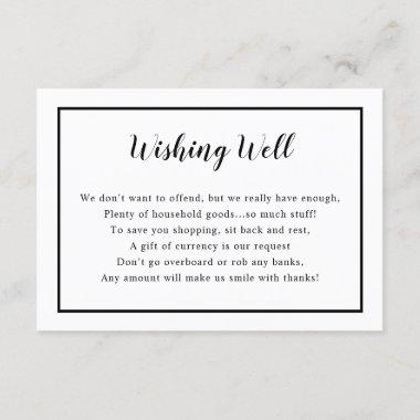 Bridal Shower Wishing well Invitations | custom color