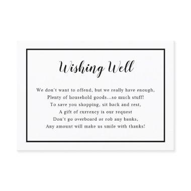 Bridal Shower Wishing well Invitations | custom color