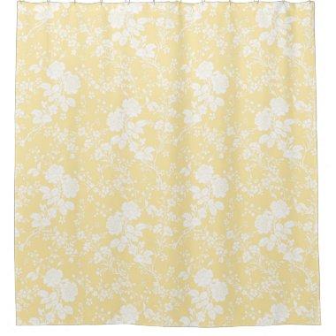 Bridal Suite Toile buttercup Shower Curtain