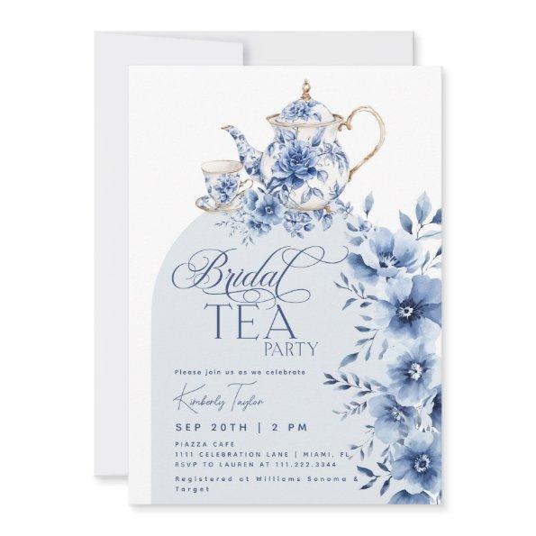 Bridal Tea Party Blue Chinoiserie