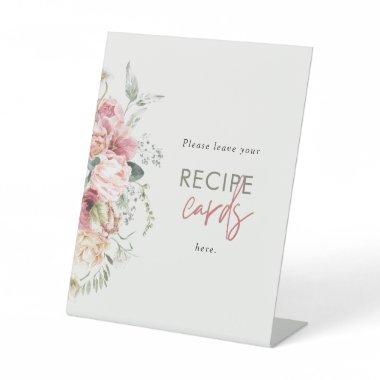 Bridal Tea Party Recipe Invitations Pedestal Sign