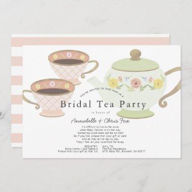 Bridal Tea Party Tea Pot Bridal Shower by Mail Invitations