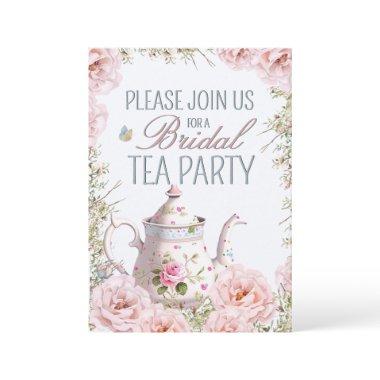 Bridal Tea Party Teapot Teacups Wedding Brunch