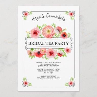 Bridal Tea Shower Invitations