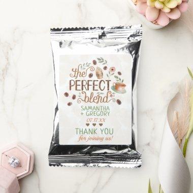 Bridal Wedding Shower The Perfect Blend Cute Favor Coffee Drink Mix