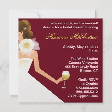 Bridal wine Invitations