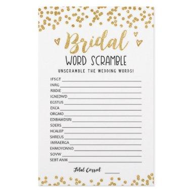 Bridal word scramble game with Answers