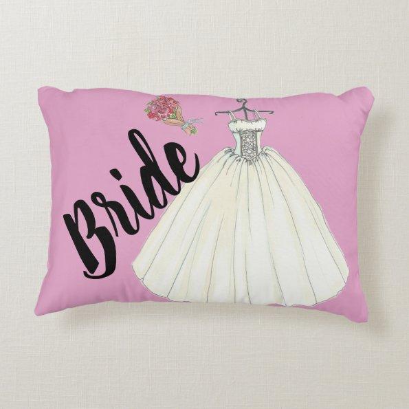 Bride Accent Pillow