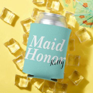BRIDE Be My Maid Of Honor Wedding Bridal Party Can Cooler