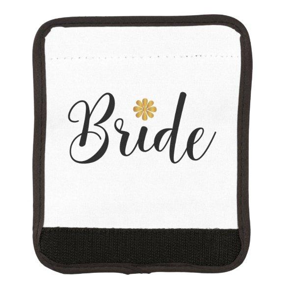 Bride Bridal Shower Wedding Elegant Luggage Handle Wrap