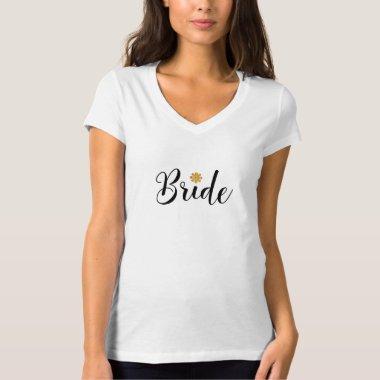 Bride Bridal Shower Wedding Elegant T-Shirt