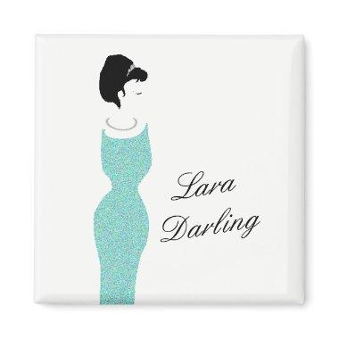 BRIDE & Bridesmaid Darling Tiara Party Personalize Magnet