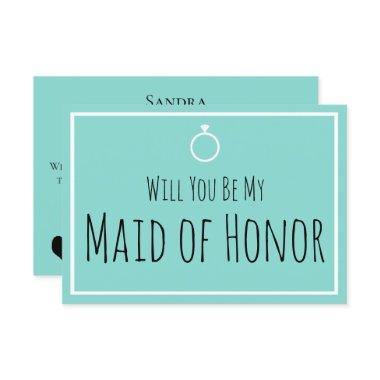 BRIDE & Bridesmaids Be My Maid Honor Shower Party