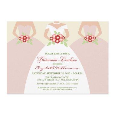 Bride & Bridesmaids  Invite (blush)