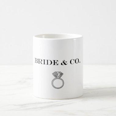 Bride & Bridesmaids Engagement Shower Tiara Party Coffee Mug