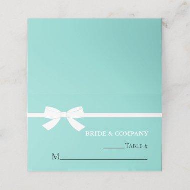 Bride & Bridesmaids Personal Thank You Party Table Place Invitations