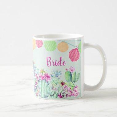 Bride Cactus Succulent Fiesta Coffee Mug