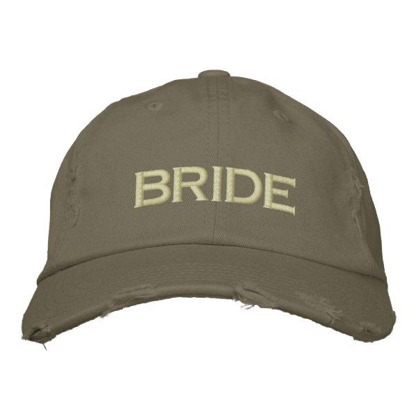 Bride cap in army green