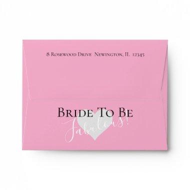 BRIDE Classy & Fabulous Bride To Be Shower Party Envelope