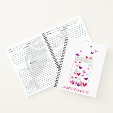 Bride & Co Bridal Shower Season With Love Recipe Notebook