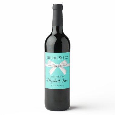 Bride & Co.  Wine Bottle Labels