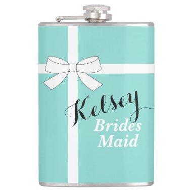 BRIDE & CO Bridesmaid Bridal Party Wrapped Flask