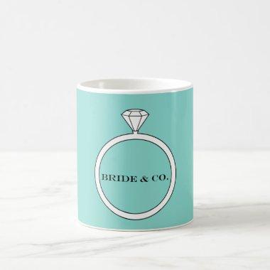 BRIDE & CO Engagement Diamond Ring Party Coffee Mug