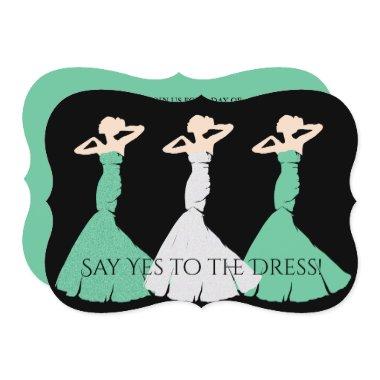 BRIDE & CO Green Be My Bridesmaid Shower
