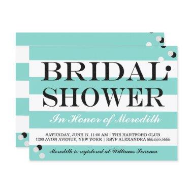 Bride Co Little Black Dress Teal Blue Shower Party