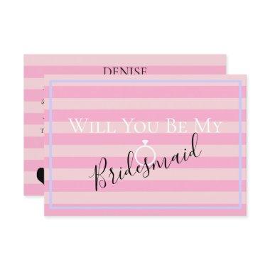 BRIDE CO Pink Will You Be My Bridesmaid MOH Party