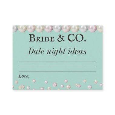 Bride Co Teal Blue Pearl  Date Night Enclosure