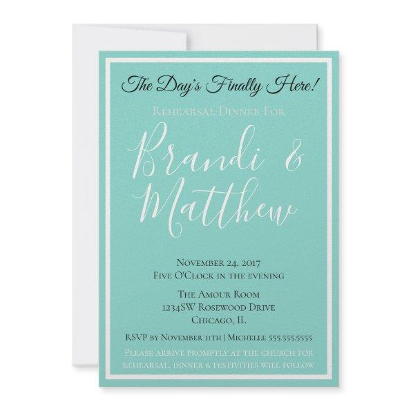 Bride & Co Wedding Suite Elegant Rehearsal Dinner