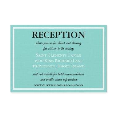 Bride & Co Wedding Suite Traditional Reception Enclosure Invitations