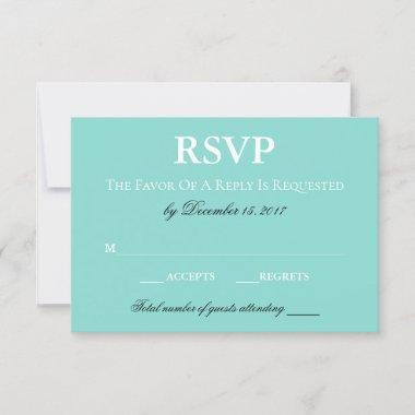 BRIDE Country Wedding Suite White Traditional RSVP Card