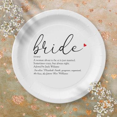 Bride Definition, Bridal Shower Script Modern Paper Plates