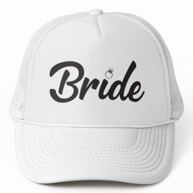 Bride Diamond Ring Trucker Hat