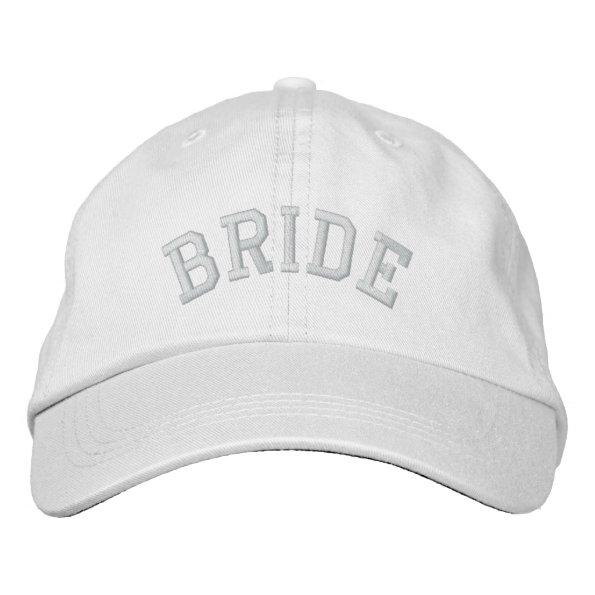 BRIDE EMBROIDERED BASEBALL HAT