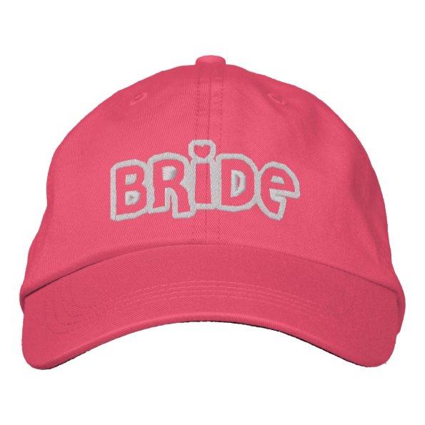 Bride Embroidered Baseball Hat