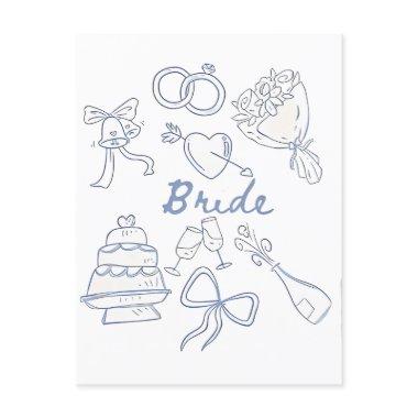 Bride Engagement Wedding Couples Husband Wife Invitation Post