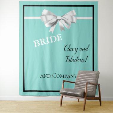 BRIDE Fabulous & Classy Photo Prop Shower Party Tapestry