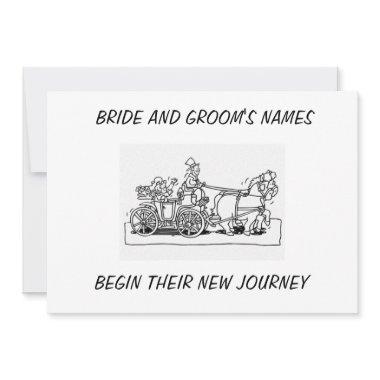 BRIDE/GROOM BEGIN NEW JOURNEY INVITE SHOWER