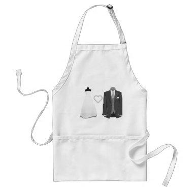 Bride & Groom Wedding Apron