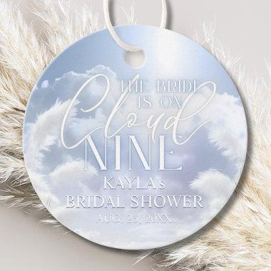 Bride is On Cloud Nine 9 Pampas  Favor Tags