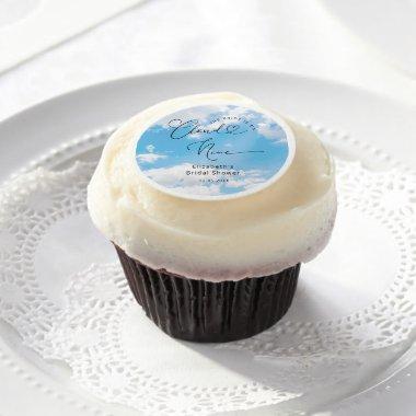 Bride Is On Cloud Nine  Edible Frosting Rounds