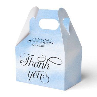 Bride Is On Cloud Nine  Thank You Favor Boxes