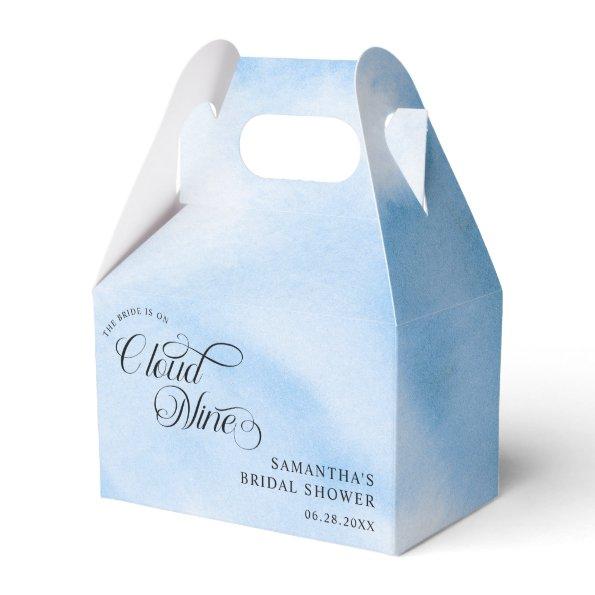 Bride Is On Cloud Nine  Welcome Favor Boxes