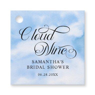 Bride Is On Cloud Nine  Welcome Favor Tags