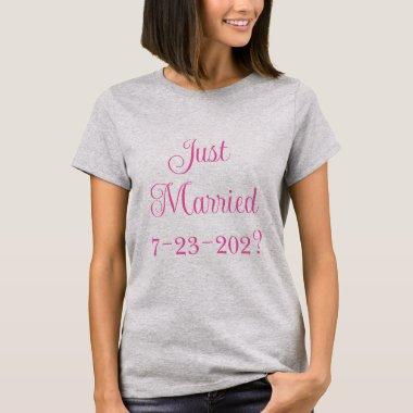 Bride Just Married T-Shirt